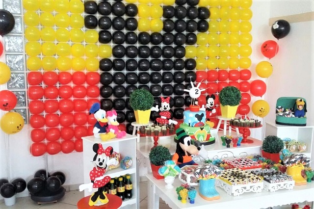 Decoração de Festa a Casa do Mickey