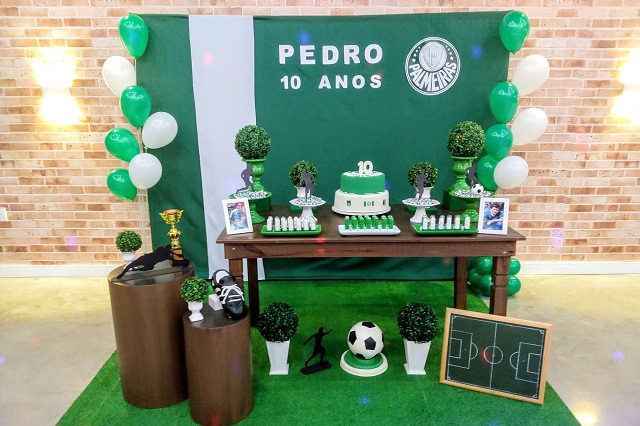 Decoração de Aniversário Infantil do Palmeiras