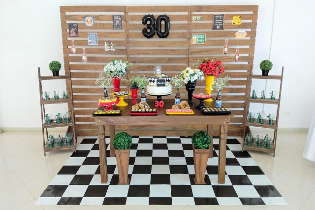 Decoração de Festa de Aniversário 30 Anos Boteco