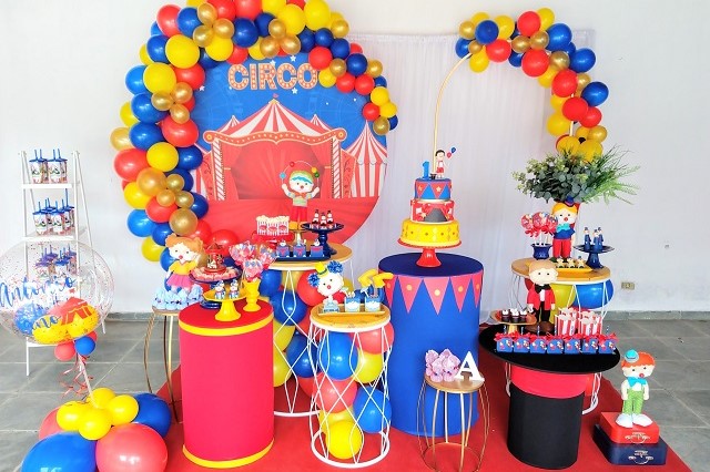 Decoração de Festa de Aniversário Infantil Circo