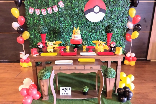 Decoração de Festa infantil Pokémon