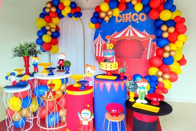 Decoração de Aniversário Infantil Circo