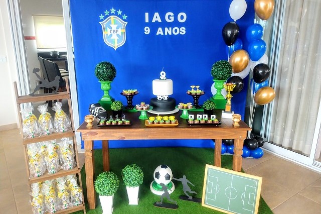 Festa de futebol, Festas de aniversário de futebol, Festa infantil futebol