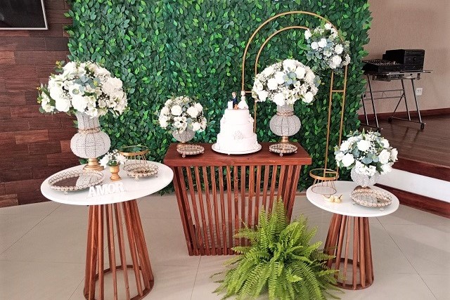 Decoração de Casamento Mini Weeding com Muro Inglês
