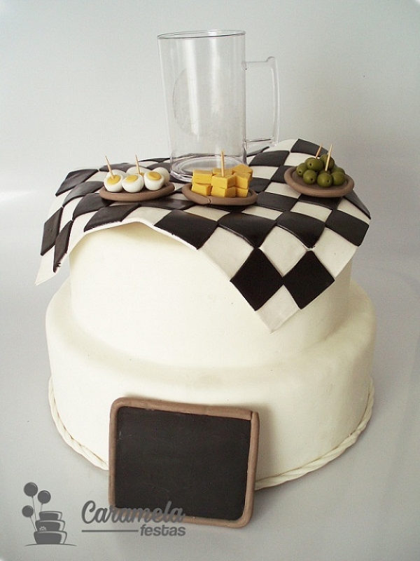 Bolo Cenográfico Boteco